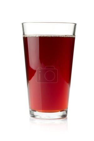 Jus de grenade dans un verre 