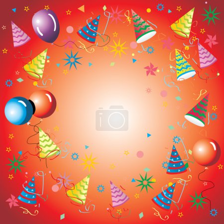 Fond de fête en streaming, vecteur 