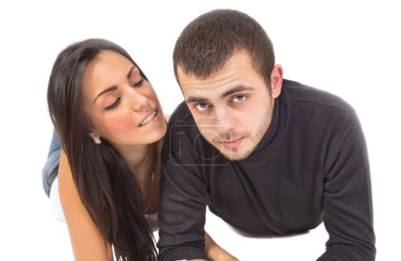 Le jeune homme et la femme 