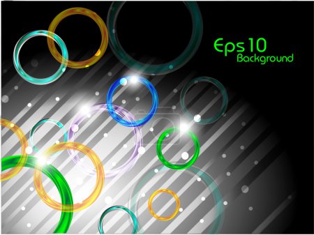Fond abstrait avec ellipse brillante. eps 10 .