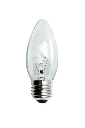 Ampoule à économie d'énergie. Image isolée .
