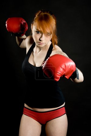 Boxer en formation 