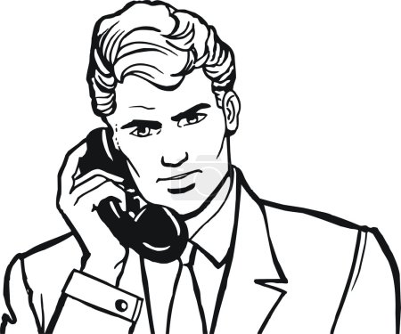 Illustration d'un homme d'affaires 