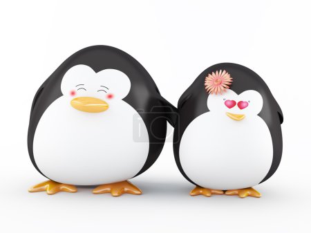 Pingouin amoureux 
