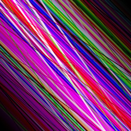 Rayures et lignes sur un fond sombre 