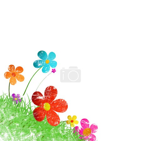 Vintage fond floral 
