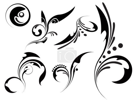 Ensemble de motifs vectoriels pour la conception