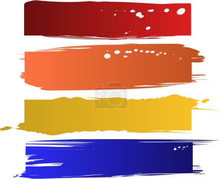 bannières de couleur vectorielle définies