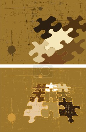 le jeu de fond abstrait rétro vectoriel grunge 