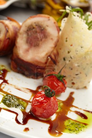 Filet de poulet aux légumes 