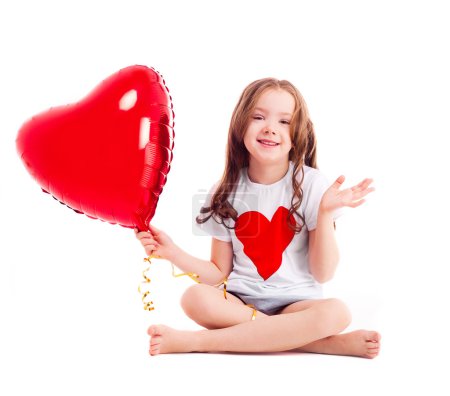 fille avec un ballon