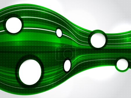 Carte perspective verte 