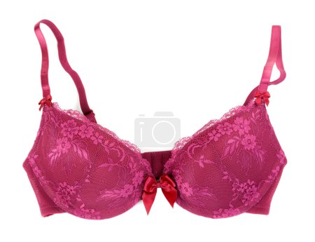 Soutien-gorge violet en studio 