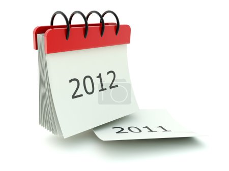 icône du calendrier 2012 