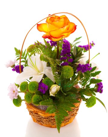 Bouquet de fleurs, isolé .
