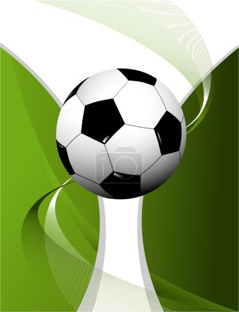 Contexte abstrait du football 