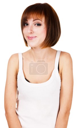 Magnifique portrait de studio femme 