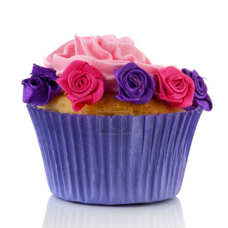 cupcake violet et rose 