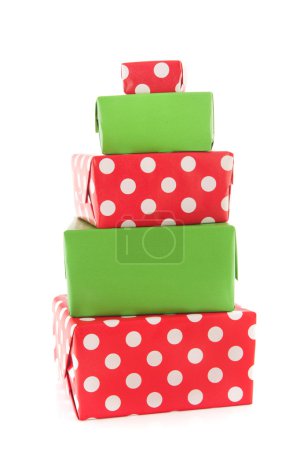 Cadeaux rouges et verts 