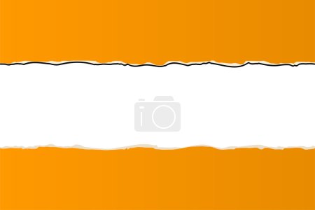 Orange papier peint déchiré 