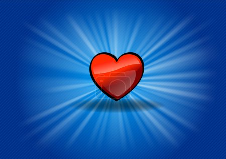 Coeur rouge 
