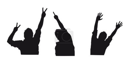 Silhouette hommes 