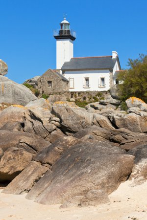 Phare de Point de Pontusval, Bretagne, France 