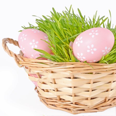 Oeufs de Pâques peints colorés