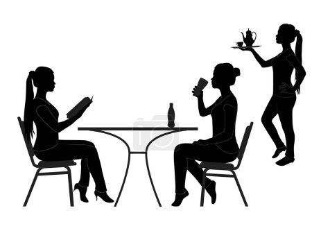 Visiteurs du restaurant 