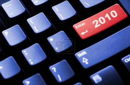 Nouvel An 2010 concept d'entreprise 