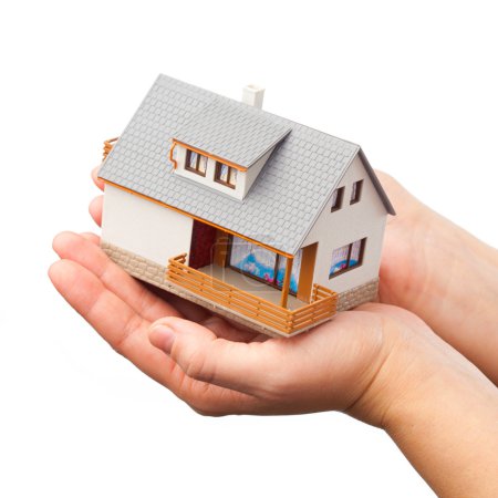 Maison sur la main 