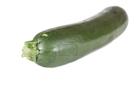 Courgettes sur fond blanc