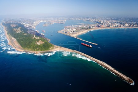 vue aérienne de durban, Afrique du Sud 