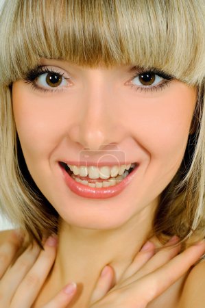 Portrait de la belle fille sexuelle 