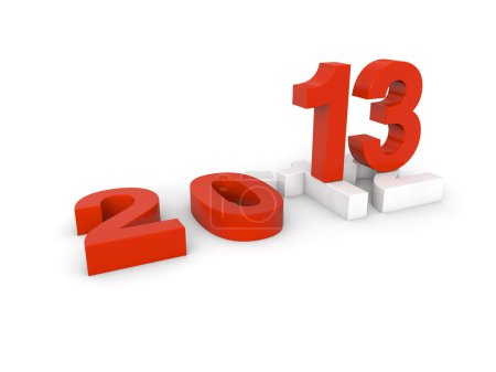 Nouvel an 2013 3d render 
