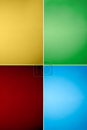 Ensemble de fond coloré 