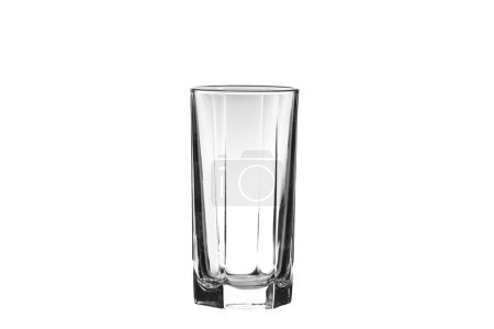 Verre isolé sur fond blanc 