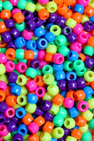 Fond de perles multicolores 
