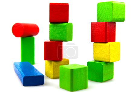 Briques de construction en bois 