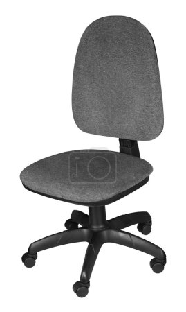 chaise de bureau isolée sur blanc