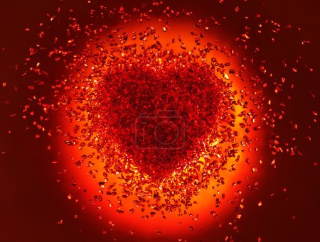 Coeur rouge 