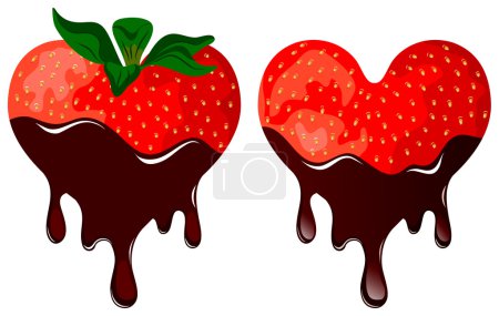 Fraise au chocolat 