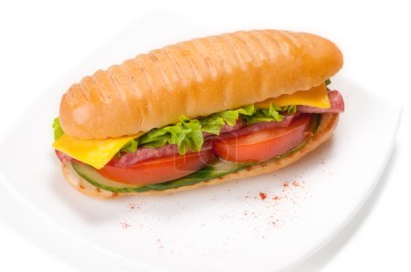 Sandwichs au jambon et fromage 