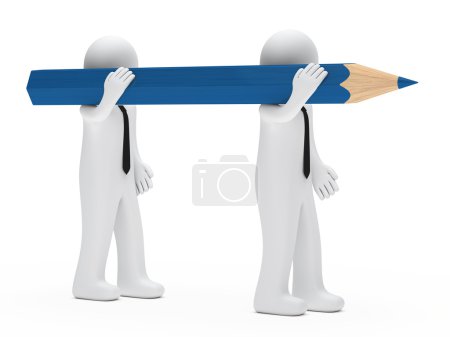 Crayon homme d'affaires 