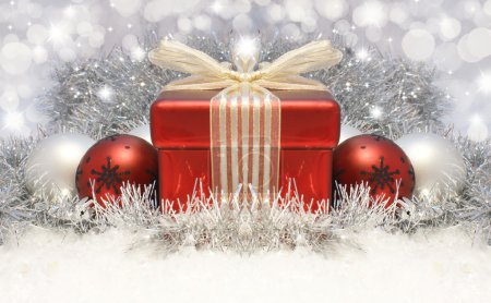 Cadeau de Noël fond 