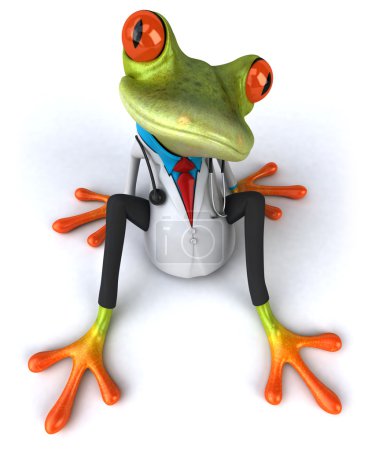 Grenouille médecin 3d 