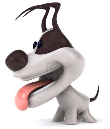 Chien amusant 