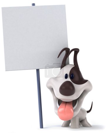 Chien amusant 
