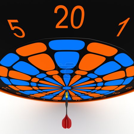Jeu de fléchettes 