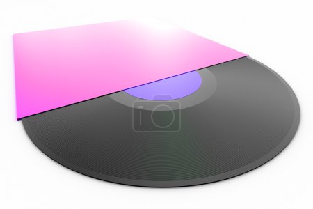 Disque vinyle noir album lp 